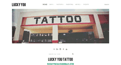 Desktop Screenshot of luckyyoutattoo.us